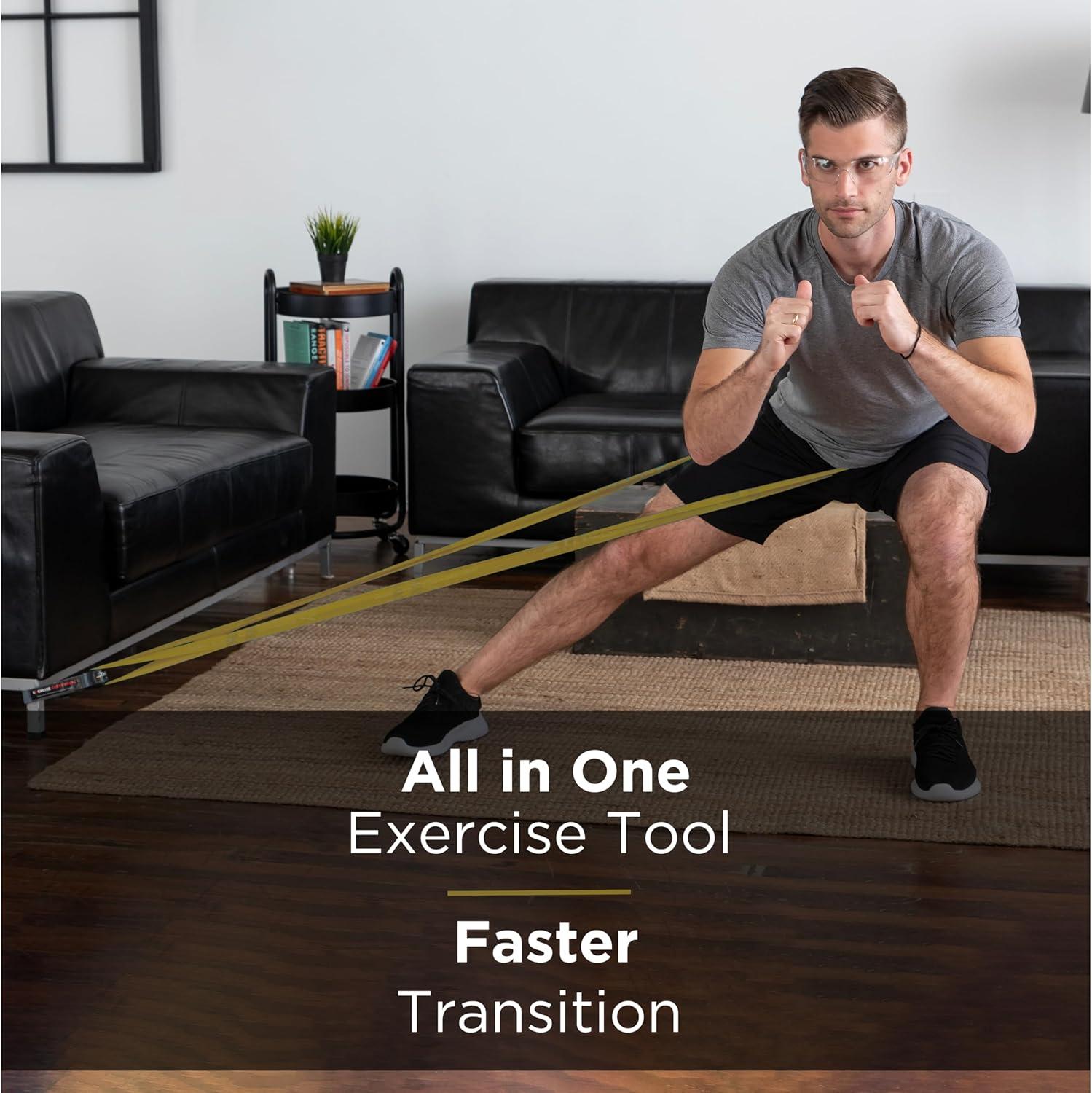 imageTHERABAND CLX Resistance Band with Loops 5Foot BandLevel 7 Elite Gold