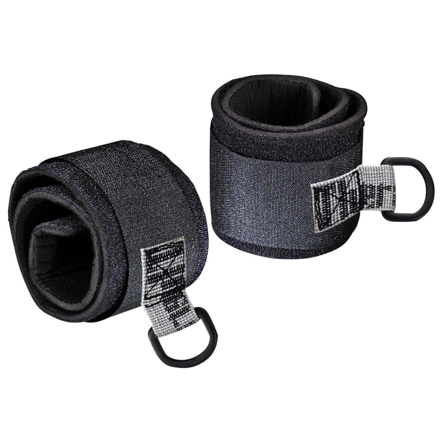 imageTHERABAND Extremity Straps with Cuff Wraps Pair Accessories for Elastic Resistance Workout Bands amp Tubes Exercise Equipment for Home Gym Workout Upper amp Lower Body Exercise Better Grip
