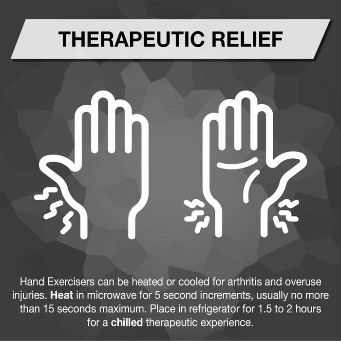 imageTHERABAND Hand Exerciser Ball For Hand Wrist Finger Forearm Grip Strengthening amp Therapy Squeeze Ball to Increase Hand Flexibility amp Relieve Joint Pain Green Medium