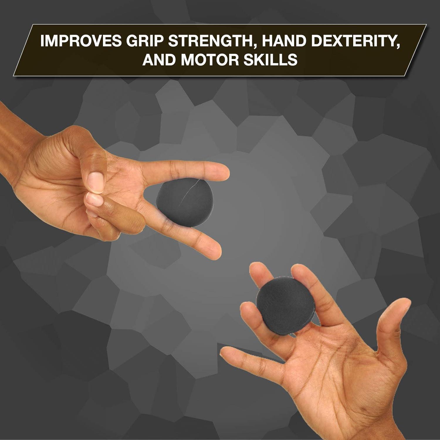imageTHERABAND Hand Exerciser Ball For Hand Wrist Finger Forearm Grip Strengthening amp Therapy Squeeze Ball to Increase Hand Flexibility amp Relieve Joint Pain Black Extra Firm