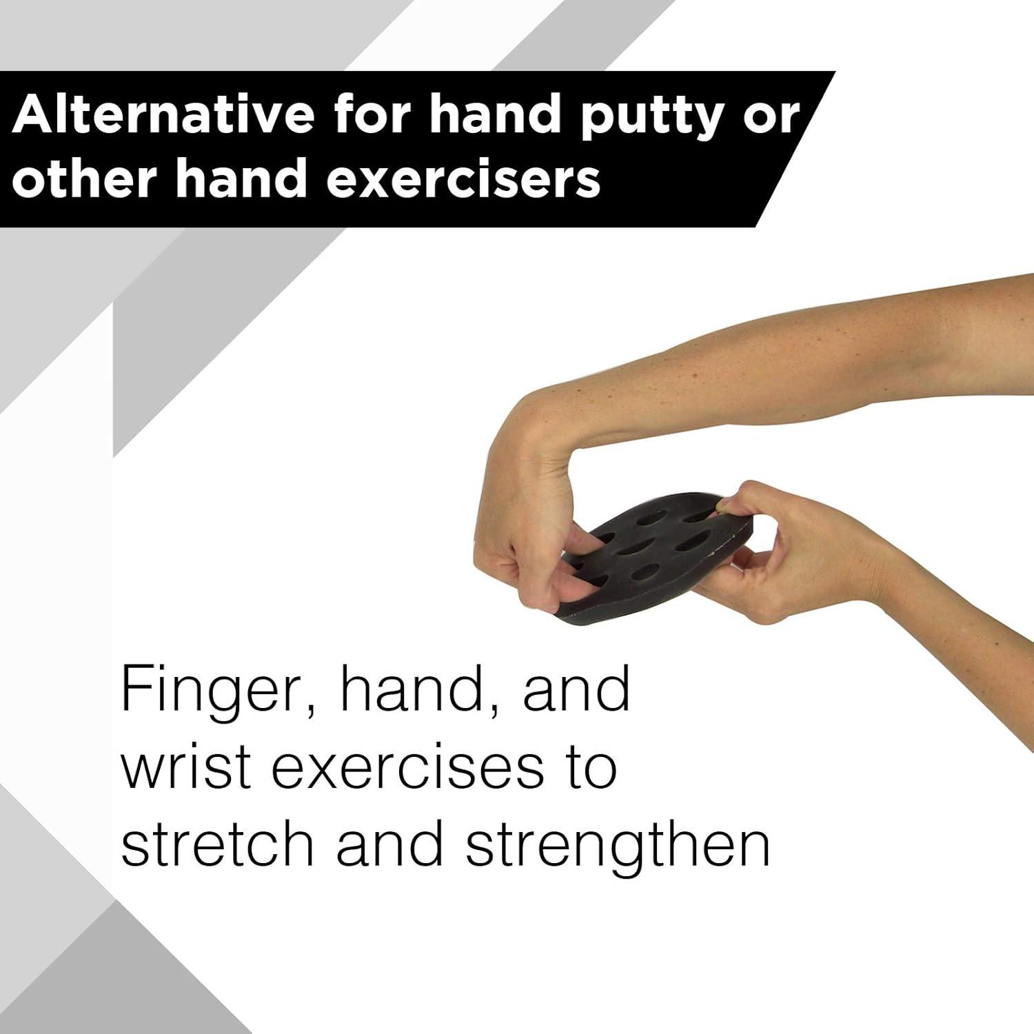 imageTHERABAND Hand Xtrainer NonLatex Hand Exerciser for Progressive Hand Therapy Strengthen Fingers Hands and Forearms Grip Trainer Strengthener Helps Relieve Joint Pain Black Heavy Advanced