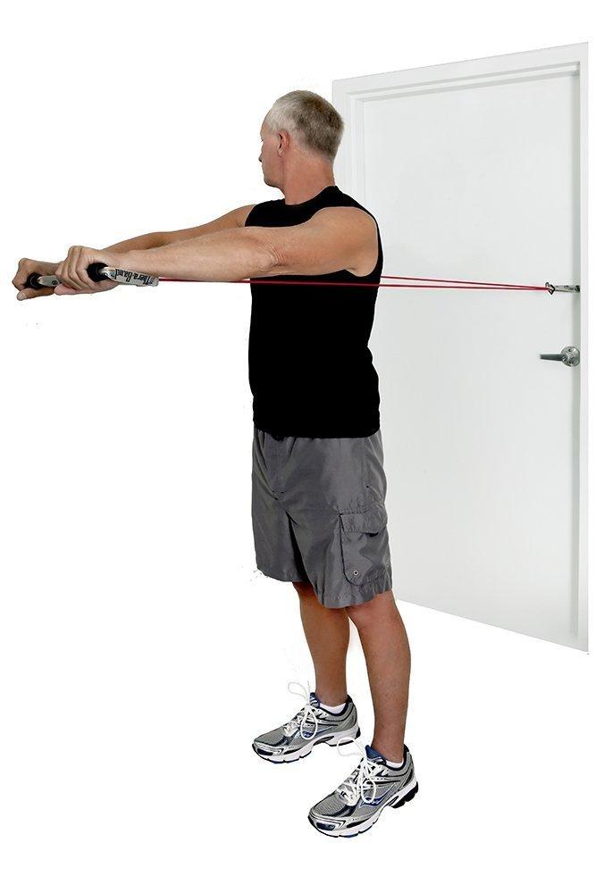 imageTHERABAND Resistance Band Handles Attachments for Resistance Bands and Tubing Pair of Foam Grip Pull Handles for Lower and Upper Body Exercises Pilates Yoga Home Workouts without Weights