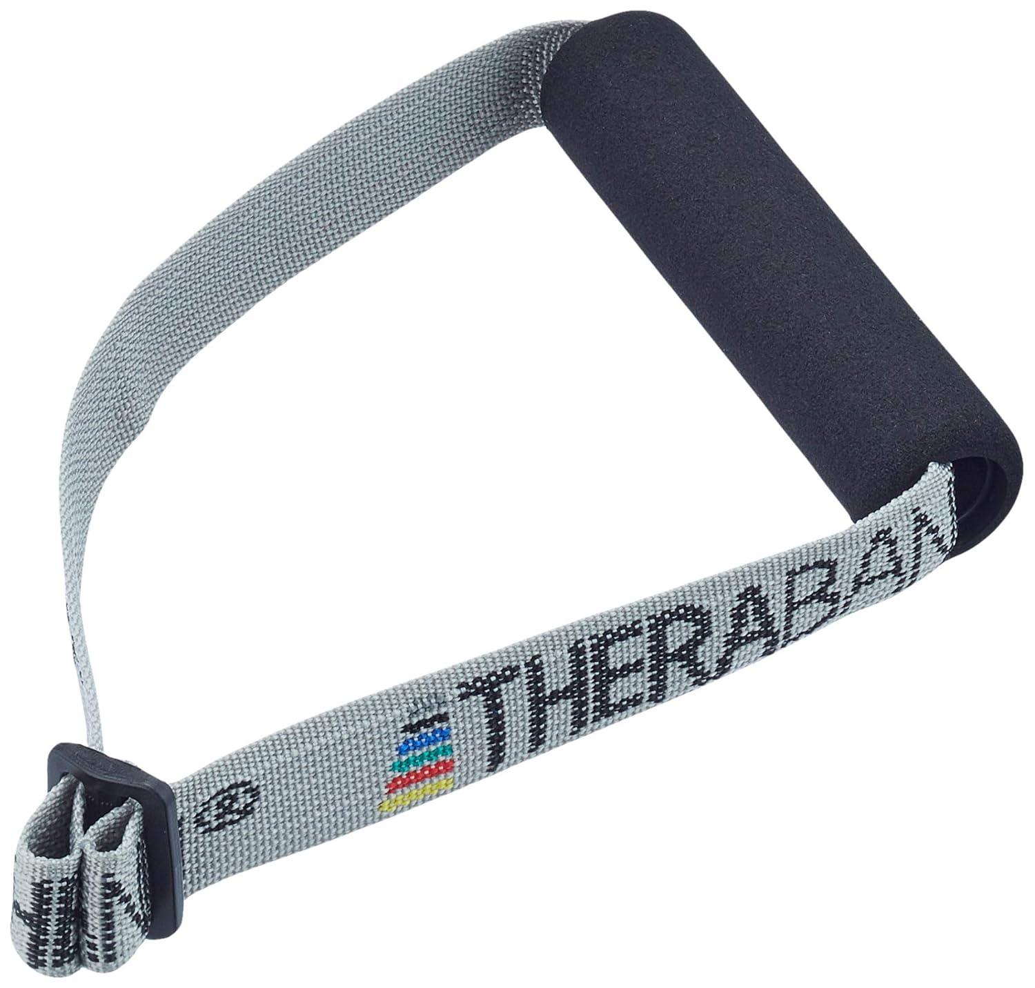imageTHERABAND Resistance Band Handles Soft Handles Pair Accessories for Elastic Resistance Bands amp Tubes Exercise Equipment for Home Gym Overhead Strength Training amp Stretching Use with Door AnchorPack of 2