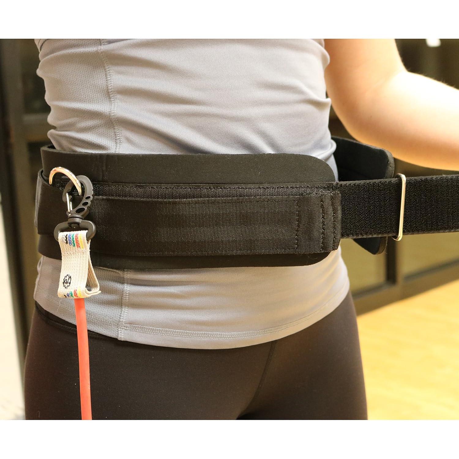 imageTHERABAND Resistance Band Waist Belt Resistance Trainer Attachment for Resistance Bands and Tubing Fitness Training for Quicker Hands Faster Feet Toning Muscles Speed and Agility TrainingMediumLarge