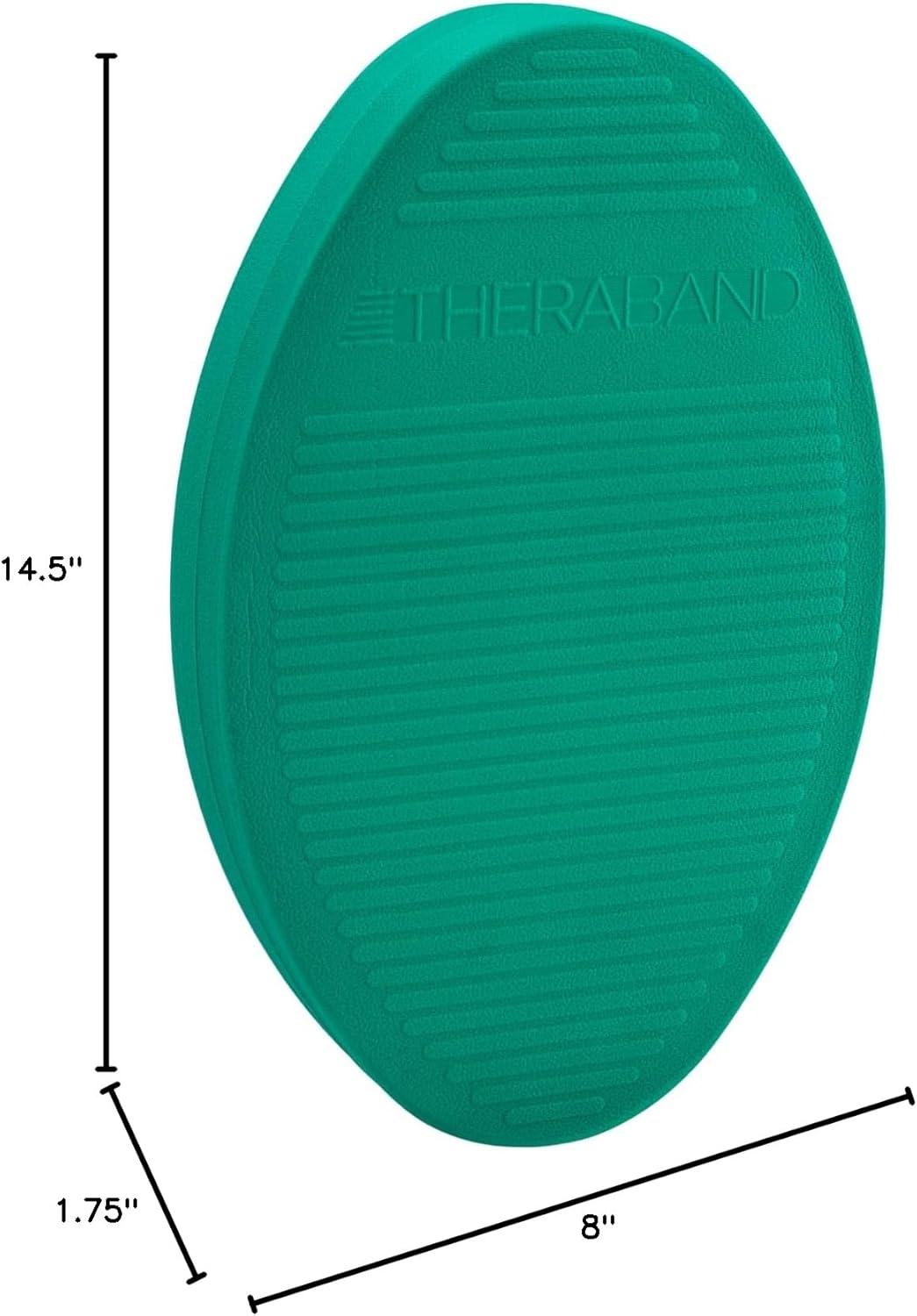 imageTHERABAND Stability Trainer Pad Beginner Level Firm Green Foam Balance Pad for Physical Therapy Exercise Pad for Core Strength Lightweight NonSlip Balance Trainer Portable Foam Pad for Home or Clinic Use
