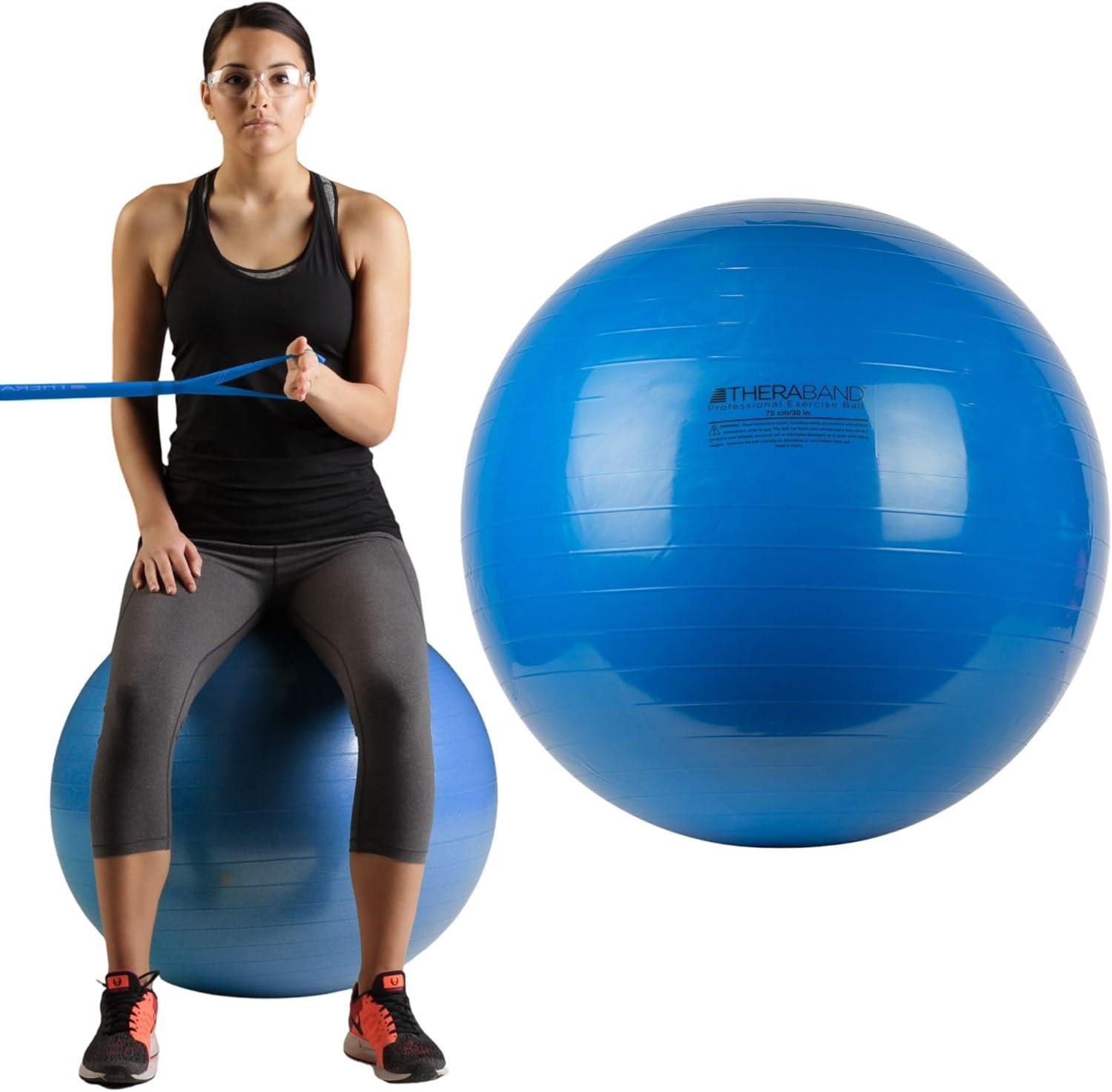 imageTHERABAND Standard Exercise BallBlue 75cm