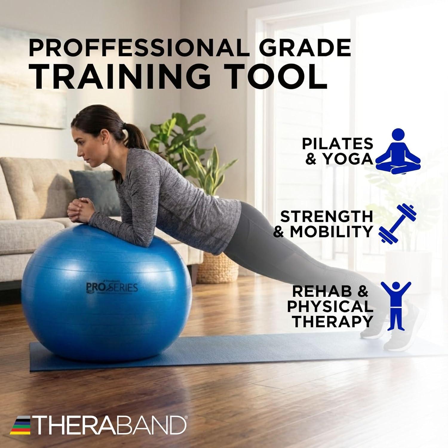 imageTHERABAND Standard Exercise BallBlue 75cm