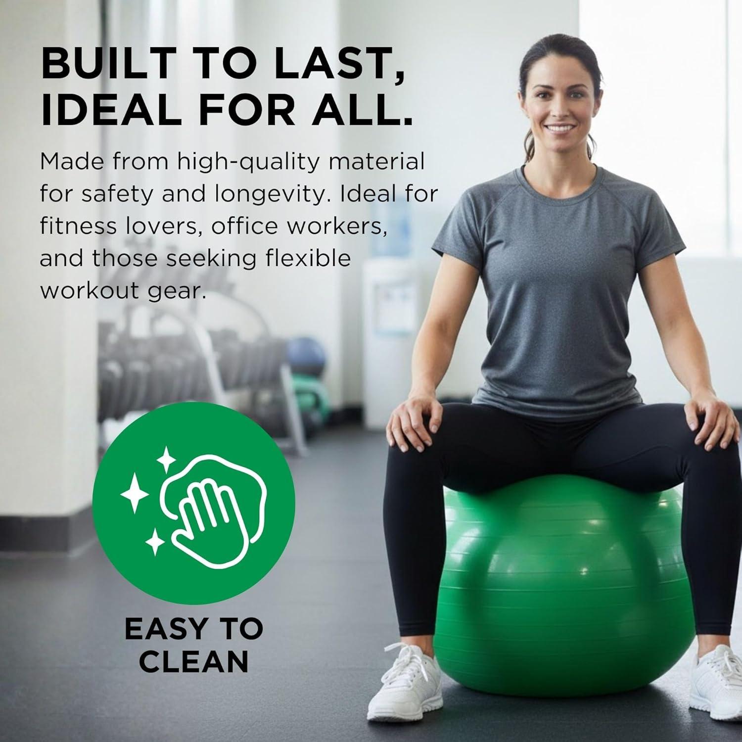 imageTHERABAND Standard Exercise BallGreen 65cm