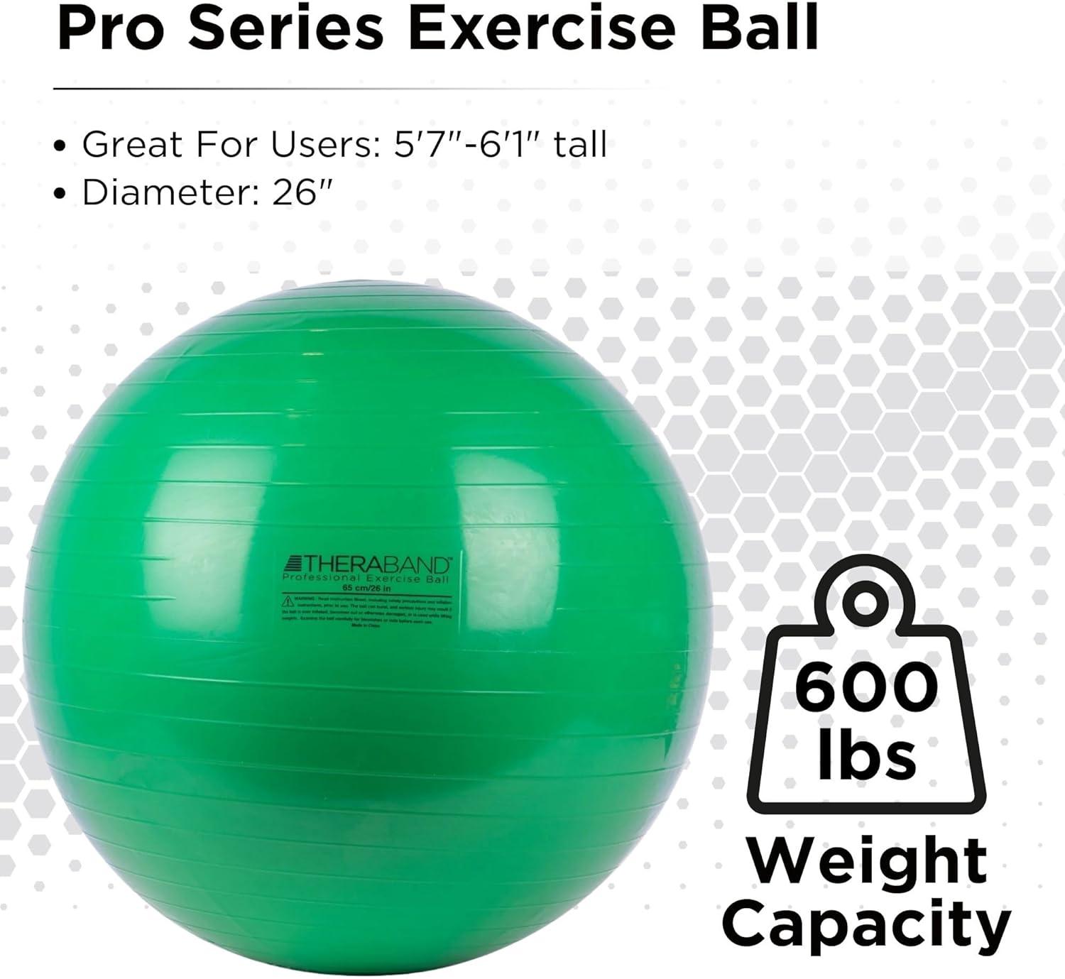 imageTHERABAND Standard Exercise BallGreen 65cm