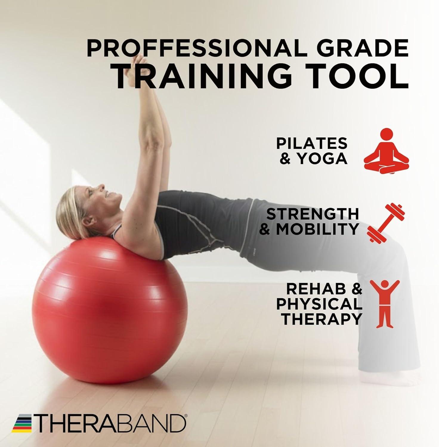 imageTHERABAND Standard Exercise BallRed 55cm