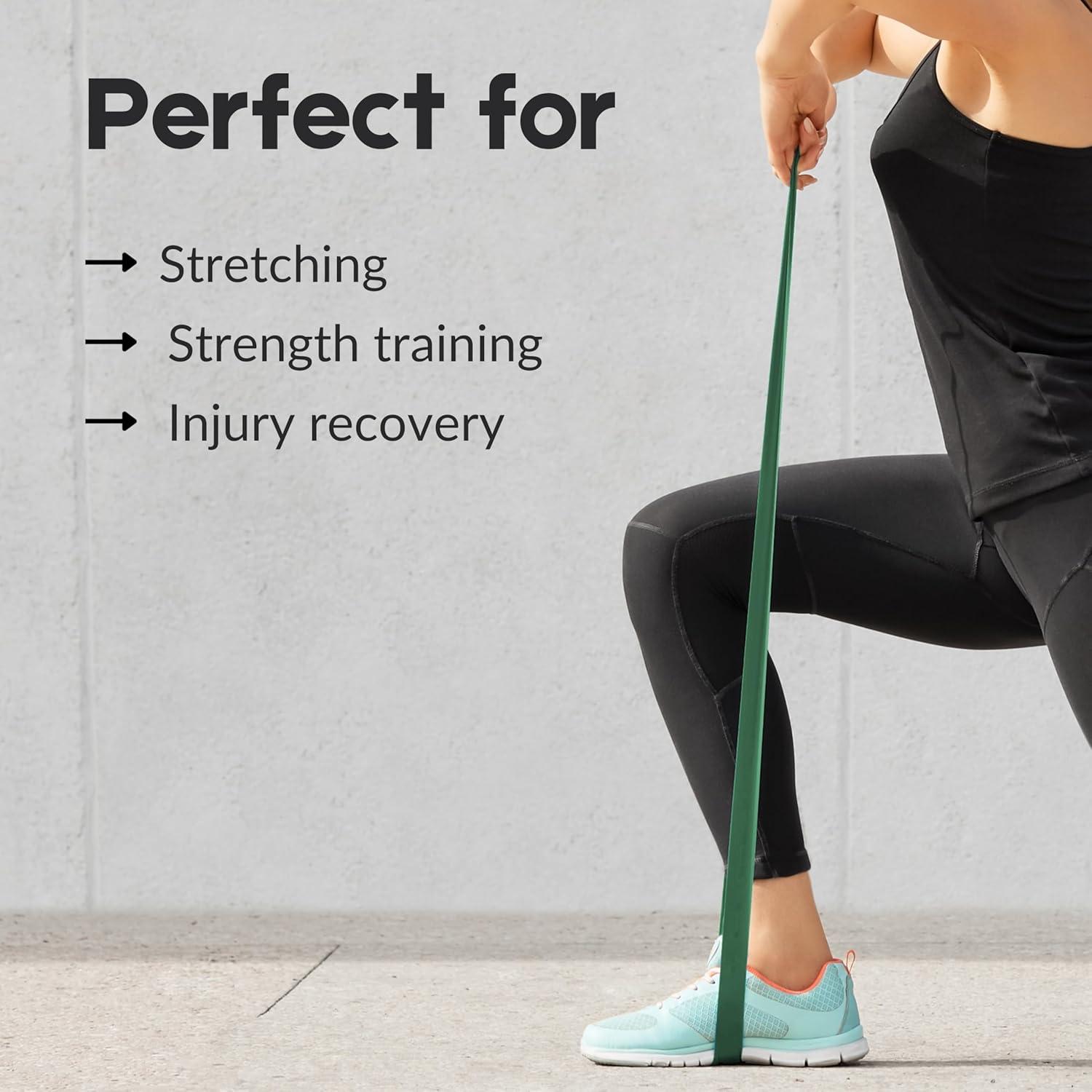 imageTheraBand LatexFree Resistance Band for Pilates Home Gym Rehab Professional Physical Therapy amp Fitness Equipment Resistance Training 229 Metre Blue Extra HeavyBlue Extra Heavy