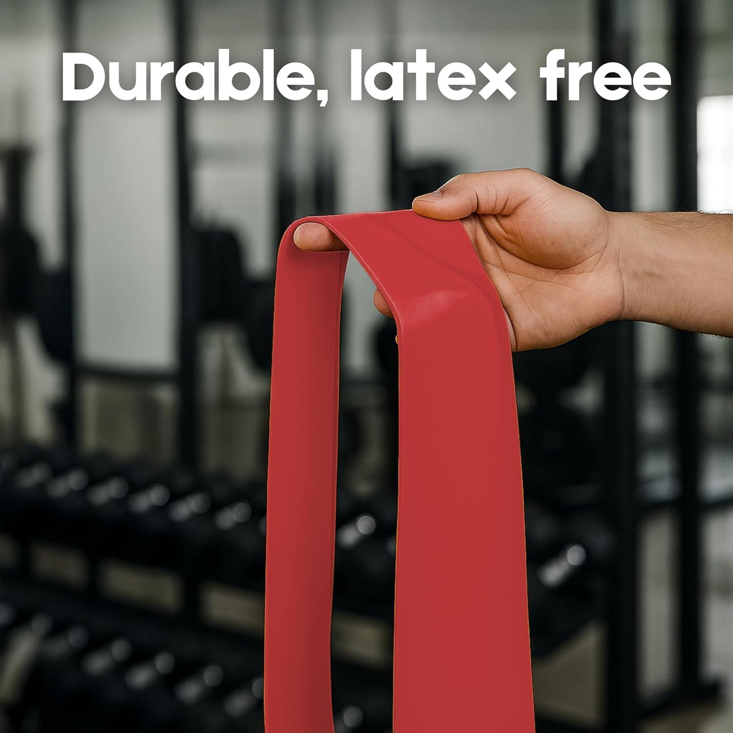 imageTheraBand LatexFree Resistance Band for Pilates Home Gym Rehab Professional Physical Therapy amp Fitness Equipment Resistance Training 229 Metre Blue Extra HeavyBlue Extra Heavy