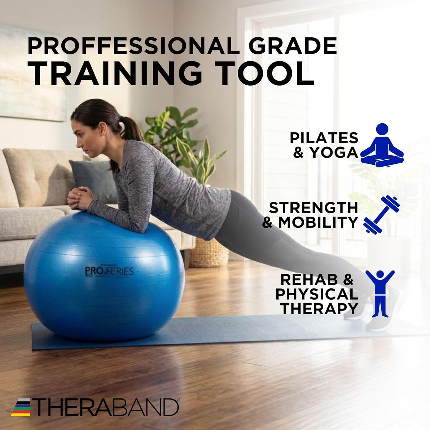imageTheraband 23045 Exercise and Stability BallBlue 75cm