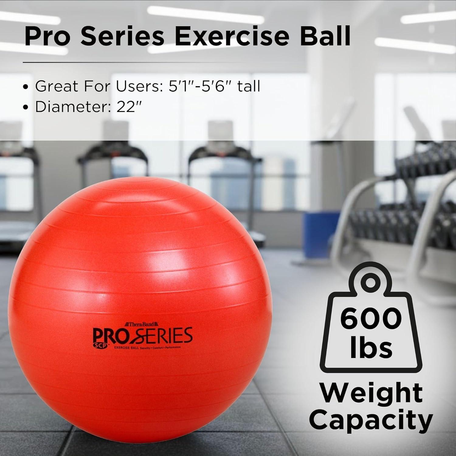 imageTheraband 23045 Exercise and Stability BallRed 55cm