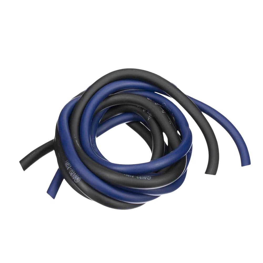 imageTHERABAND Resistance Tubes Advanced Set Blue amp Black 5 ft Latex Tubing Home or Clinic Use CuttoFit ColorCoded Resistance Bands for Upper amp Lower Body Workouts