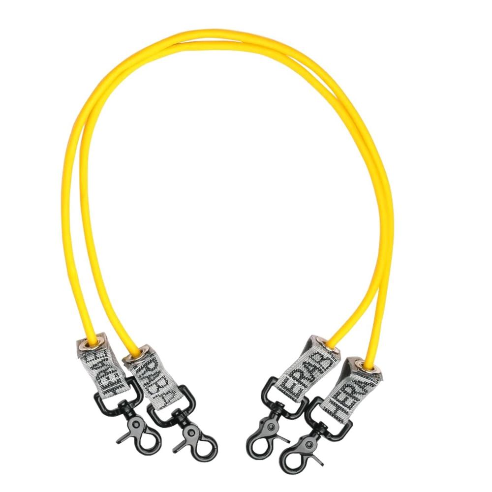 imageTHERABAND Resistance Tubing with Connectors for Wall Rehab amp Wellness Station Light Level 2 Set of 2 24Inch Yellow Tubing for Physical Therapy Exercise Rehab Clinics amp Pilates Latex Tubes