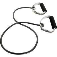 imageTHERABAND Resistance Tubing with Soft Handles Black Special Heavy Level 50 Latex Stretch Resistance Bands for Exercise Professional Workout Bands for Upper amp Lower Body ColorCoded Levels