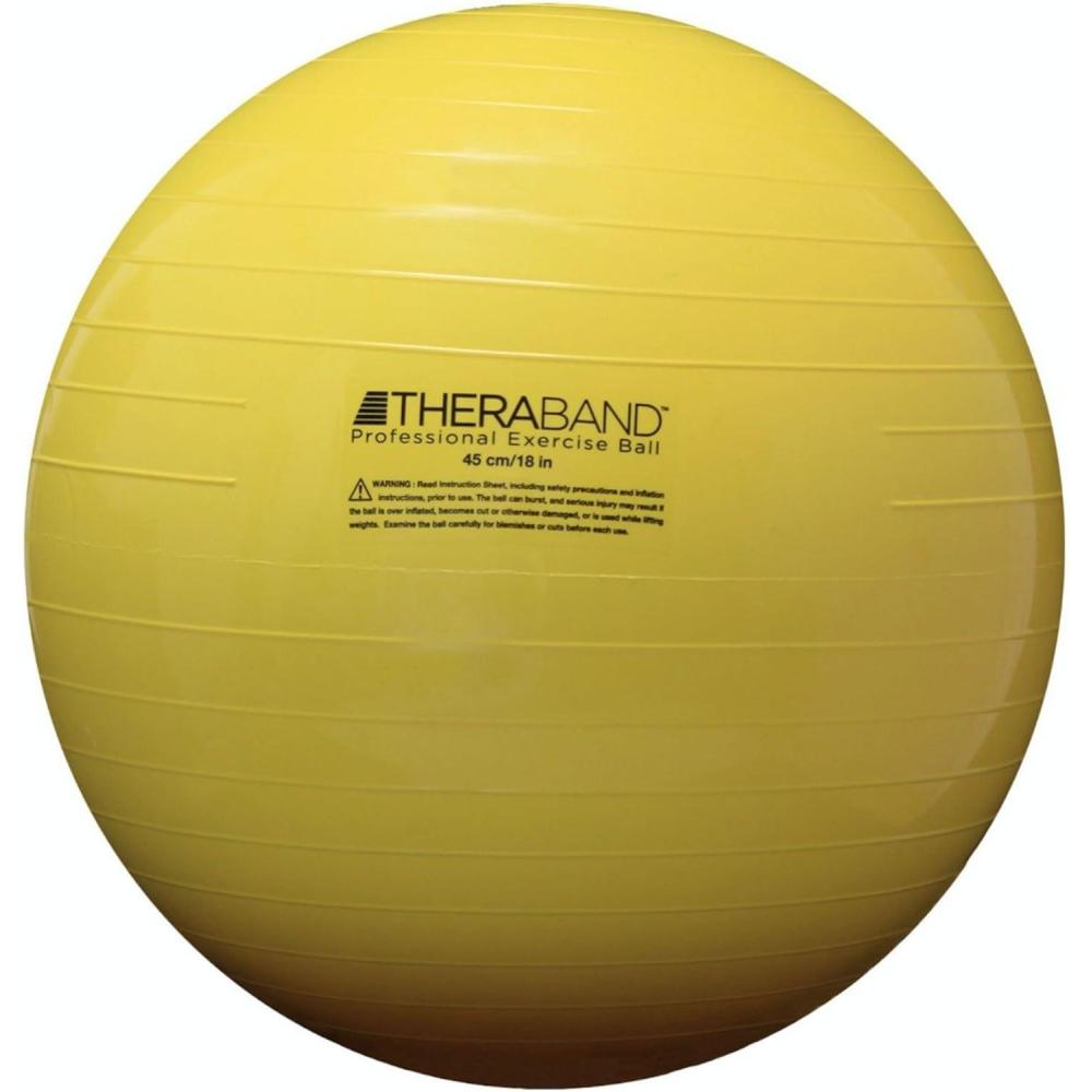 imageTHERABAND Standard Exercise BallYellow 45cm