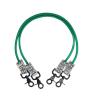 imageTHERABAND Resistance Tubing with Connectors for Wall Rehab amp Wellness Station Heavy Level 4 Set of 2 18Inch Green Tubing for Physical Therapy Exercise Rehab Clinics amp Pilates Latex Tubes