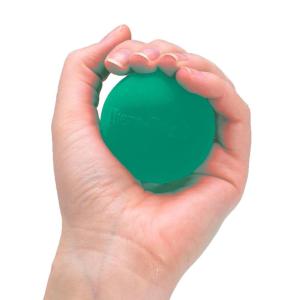 THERABAND Hand Exerciser, Ball For Hand, Wrist, Finger, Forearm, Grip Strengthening & Therapy, Squeeze Ball to Increase Hand Flexibility & Relieve Joint Discomfort, Green, Medium