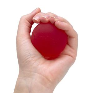 THERABAND Hand Exerciser, Ball For Hand, Wrist, Finger, Forearm, Grip Strengthening & Therapy, Squeeze Ball to Increase Hand Flexibility & Relieve Joint Pain, Red, Soft, Beginner