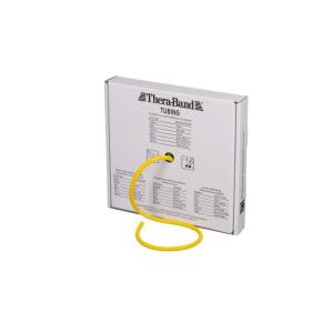 THERABAND Latex Resistance Tubing, Yellow, Thin Level 1, 25 ft Roll, Professional Grade for Upper and Lower Body Workouts, Cut-to-Length, Color-Coded Resistance Levels