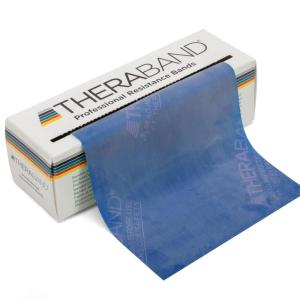 THERABAND Resistance Band, Blue, Extra Heavy, 6-Yard Roll, Latex, Elastic Band for Exercise, Physical Therapy, Yoga, Pilates, Stretching, Home Workouts, Cut-to-Length, Color-Coded Levels