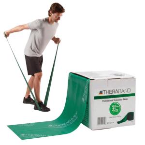 THERABAND Resistance Band, Yellow, Light, 50-Yard Roll, Latex-Free, Elastic Band for Exercise, Physical Therapy, Yoga, Pilates, Stretching, Home Workouts, Cut-to-Length, Color-Coded Levels(Level 3 / Heavy – Green)