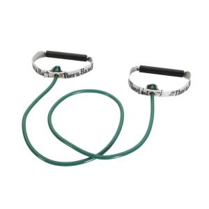 THERABAND Resistance Tubes, Professional Latex Elastic Tubing with Hard Handles For Exercise, Physical Therapy, Lower Pilates, At-Home Workouts, & Rehab, 48 Inch, Green, Heavy, Intermediate(Green – Heavy)