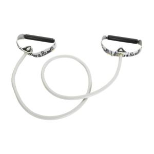 THERABAND Resistance Tubes, Professional Latex Elastic Tubing with Hard Handles For Exercise, Physical Therapy, Lower Pilates, At-Home Workouts, & Rehab, 48 Inch, Green, Heavy, Intermediate(Silver – Super Heavy)