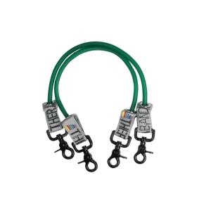 THERABAND Resistance Tubing with Connectors for Wall, Rehab & Wellness Station, Heavy Level 4, Set of 2, 12-Inch Green Tubing for Physical Therapy, Exercise, Rehab, Clinics & Pilates, Latex Tubes