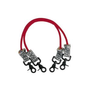 THERABAND Resistance Tubing with Connectors for Wall, Rehab & Wellness Station, Medium Level 3, Set of 2, 12-Inch Red Tubing for Physical Therapy, Exercise, Rehab, Clinics & Pilates, Latex Tubes