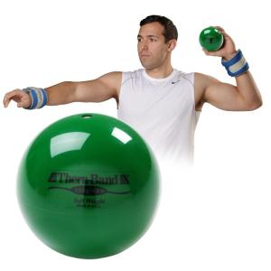 THERABAND Soft Weight 4.4 Lb, 4.5″ Ball-Shaped Isotonic Exercise Balls for Physical Therapy, Weighted Ball Set for Pilates, Shoulder Strength & Rehab, Color-Coded, Portable & Easy to Grip