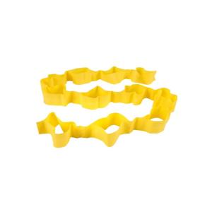 TheraBand CLX Resistance Band with Loops, Latex-Free Professional Band for Physical Therapy, Lower Body Pilates, Full Body Workouts, Individual 2.5 Metre Pre-Cut,11 Loops (Yellow, Light)(Yellow)