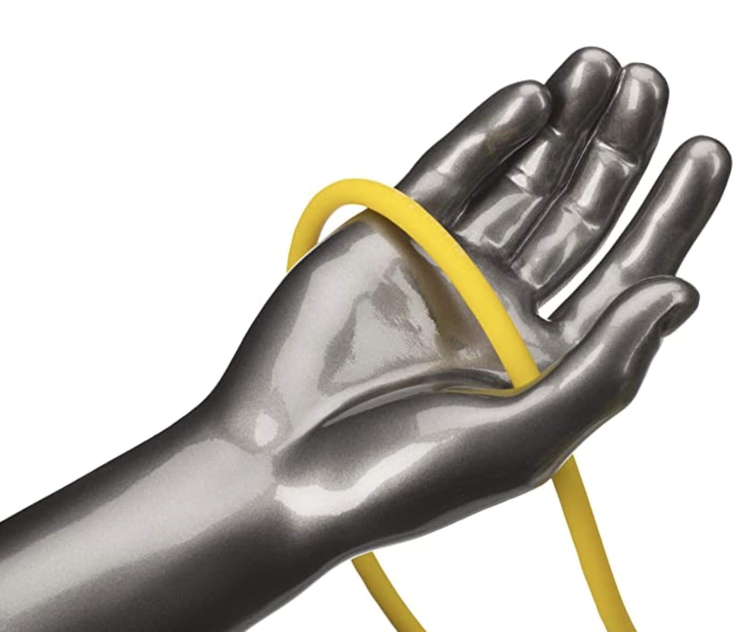 imageTHERABAND Latex Resistance Tubing Yellow Thin Level 1 25 ft Roll Professional Grade for Upper and Lower Body Workouts CuttoLength ColorCoded Resistance LevelsLevel 1 Light Yellow
