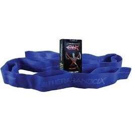 Hygienic/Theraband 12717 CLX Consecutive Loops Resistance Band, 5′ Length, Blue, Extra Heavy (Pack of 12)