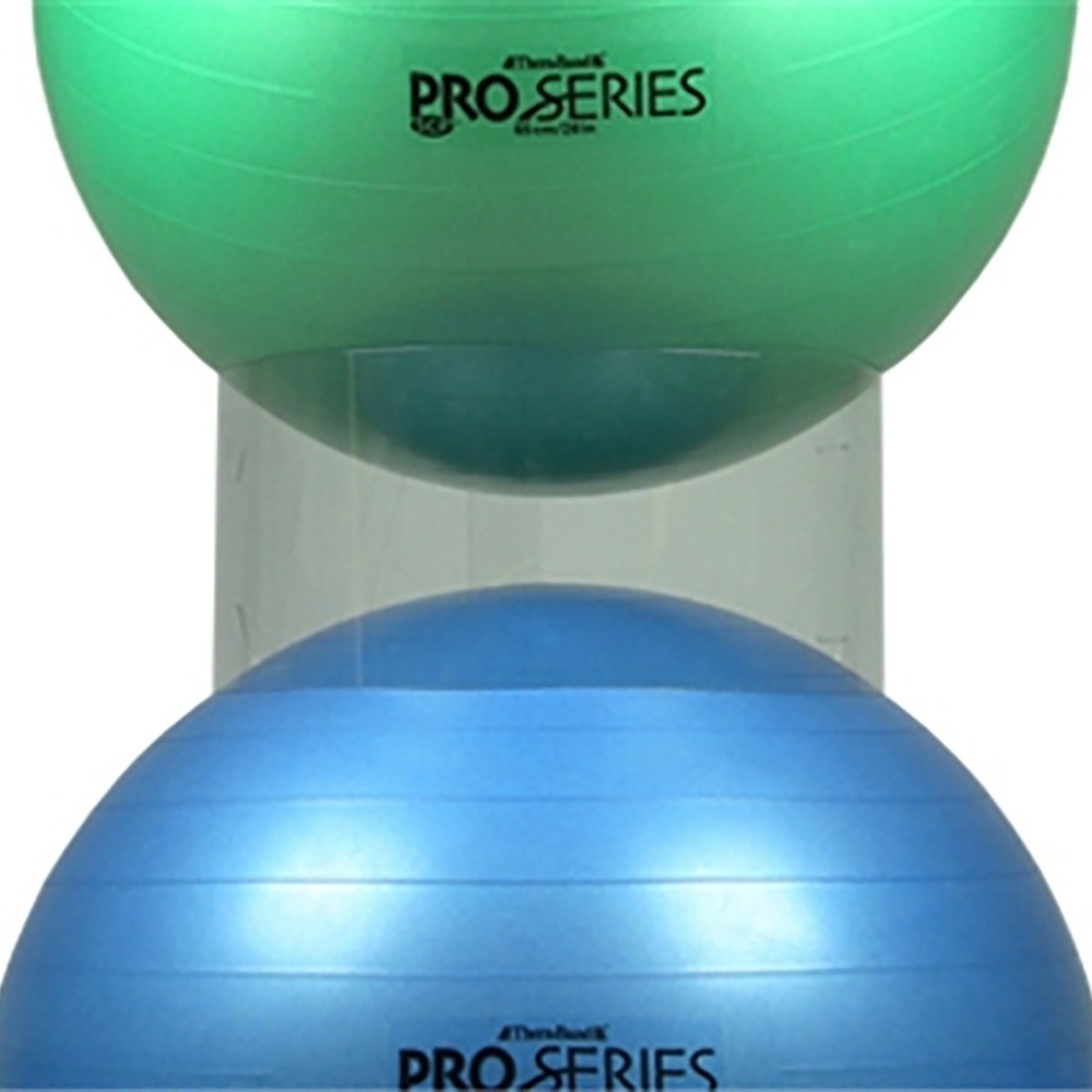 imageTHERABAND Exercise and Stability Ball Stackers for Storage of Stability Balls Exercise Balls Yoga and Pilates Balls Physical Therapy Equipment Training Equipment Fitness Class Equipment Set of 3