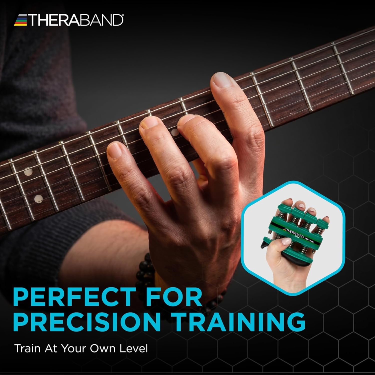 image:imageTheraBand Finger Exerciser Hand amp Finger Strengthener for Grip Dexterity Arthritis amp Rehab SpringLoaded Isolates Each FingerMedium