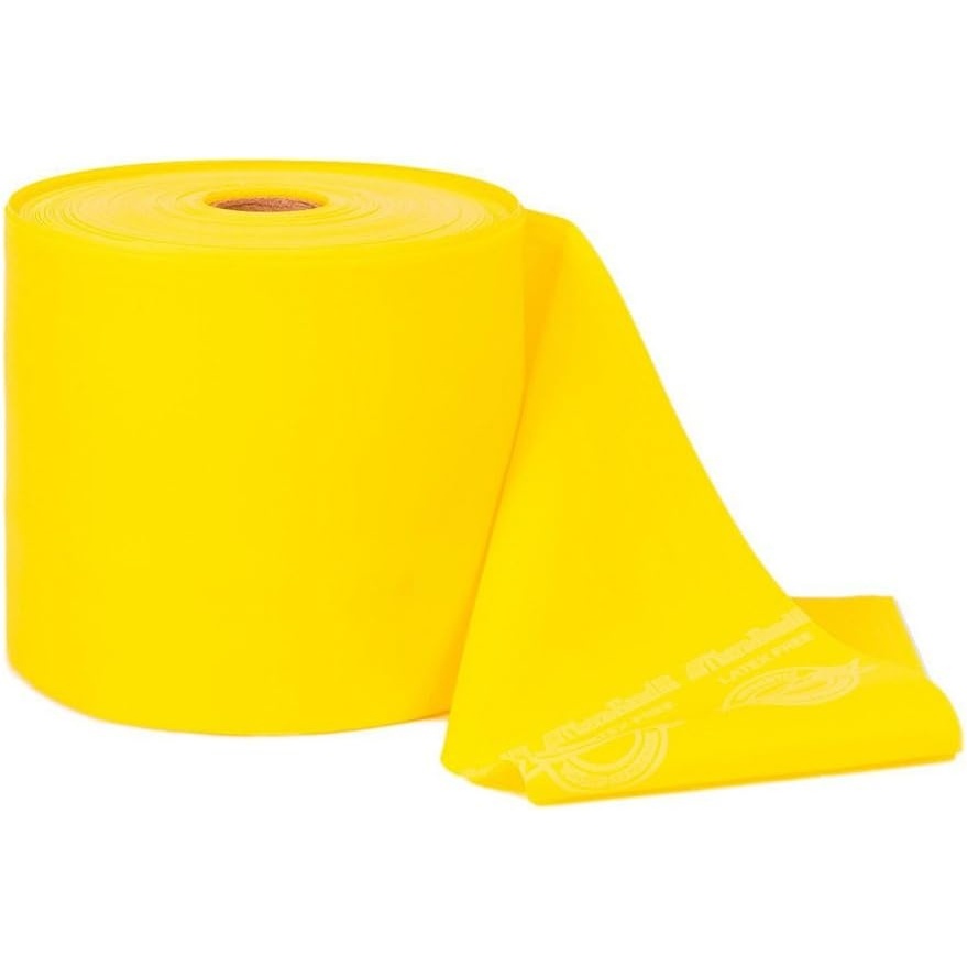 image:imageTHERABAND LatexFree Resistance Band for Pilates Home Gym Rehab Professional Physical Therapy amp Fitness Equipment 455 Metre Yellow Light