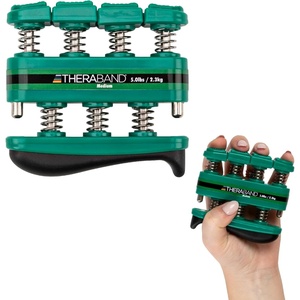 TheraBand Finger Exerciser — Hand & Finger Strengthener for Grip, Dexterity, Arthritis & Rehab — Spring-Loaded, Isolates Each Finger(Medium)