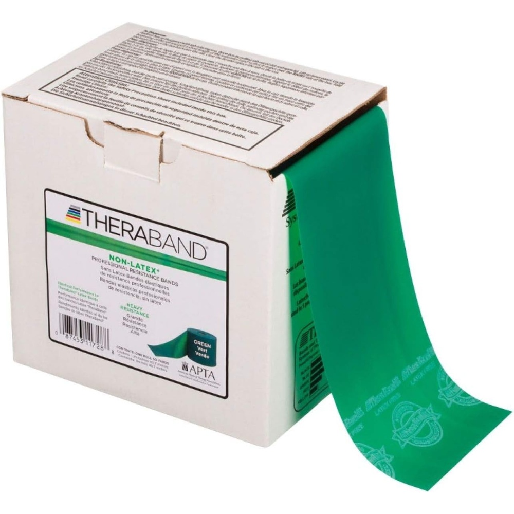 image:imageTheraband Patterson Medical Thera Band Con Porta RotoloGreen Heavy